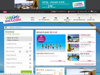 sejour.voyages-sncf.com website preview