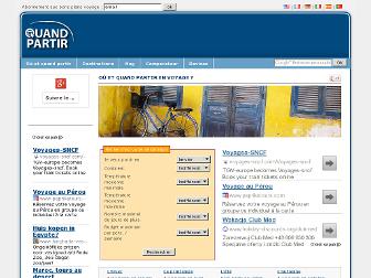 quandpartir.com website preview