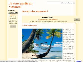 jeveuxdesvacances.com website preview