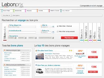 lebonprix.com website preview