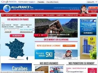 allinfrance.com website preview