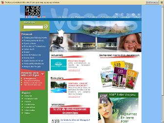 tourismevosges.fr website preview