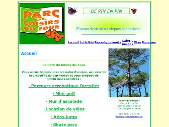 parcdeloisirsdufour.fr website preview