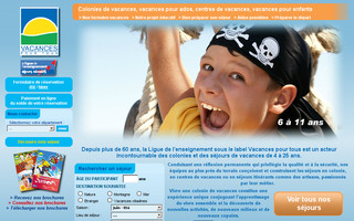 vacances-pour-enfants.org website preview