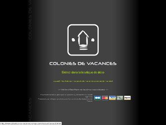 colonies-de-vacances-shop.com website preview