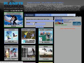 planetevacances.net website preview