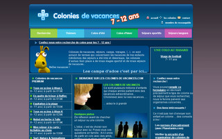 les-colonies-de-vacances.com website preview
