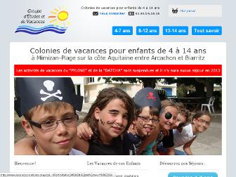 vacances-enfants.org website preview