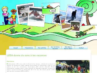 leea-vacances-enfants.org website preview