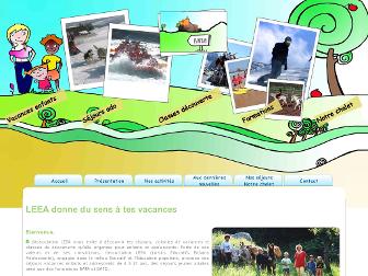 leea-vacances-enfants.org website preview