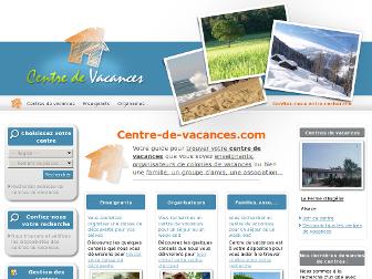 centre-de-vacances.com website preview