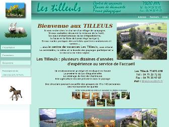 les-tilleuls-ayn.com website preview