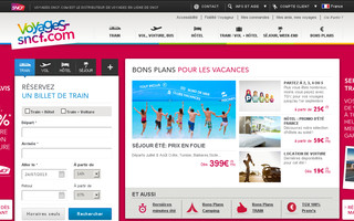 voyages-sncf.com website preview