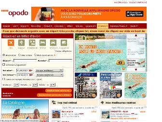 opodo.fr website preview