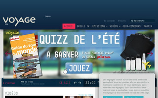 voyage.fr website preview
