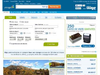 voyages.fr.msn.com website preview