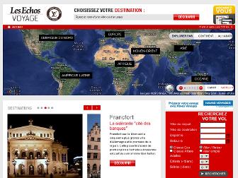 voyage.lesechos.fr website preview