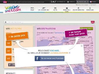mesamis.voyages-sncf.com website preview