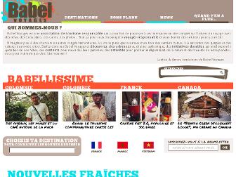 babel-voyages.com website preview