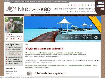 maldivesveo.com website preview