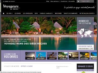 voyageursdumonde.fr website preview