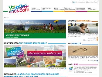 voyage-responsable.voyages-sncf.com website preview