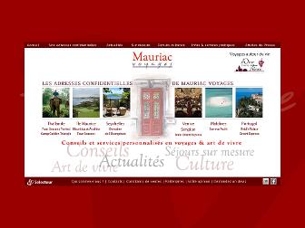 mauriac-voyages.com website preview