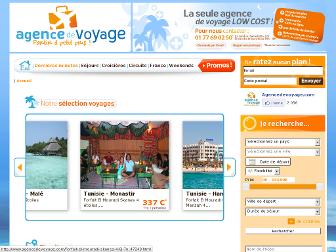 agencedevoyage.com website preview