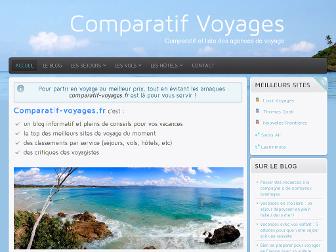 comparatif-voyages.fr website preview