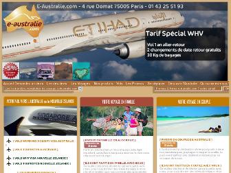 e-australie.com website preview