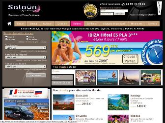 salaun-holidays.com website preview
