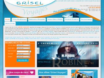 grisel-voyages.fr website preview