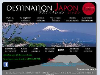 destinationjapon.fr website preview