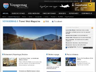 voyagemag.fr website preview