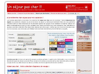 un-sejour-pas-cher.com website preview