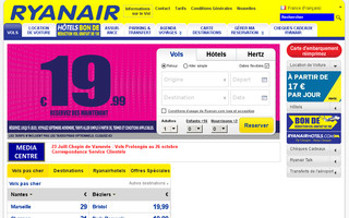 ryanair.com website preview