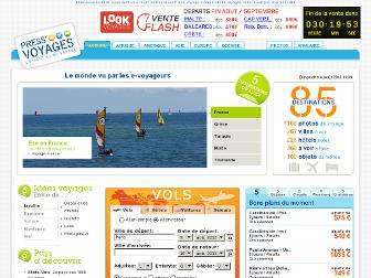 pressvoyages.com website preview