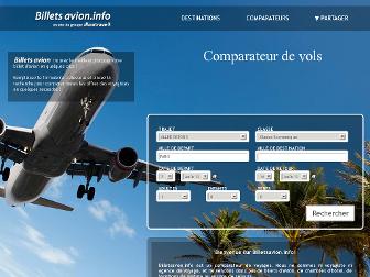 billetsavion.info website preview