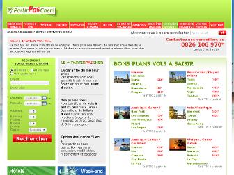 vol.partirpascher.com website preview
