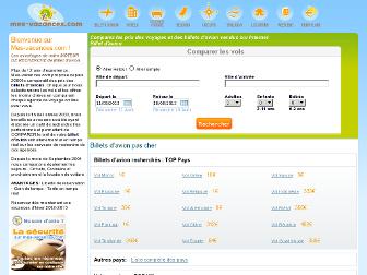 mes-vacances.com website preview