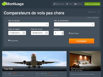 vols.monnuage.fr website preview