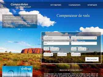 comparavion.eu website preview