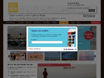 maisondelafrique.fr website preview