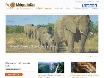 voyageafriquedusud.com website preview