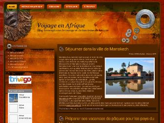 voyage-afrique.net website preview