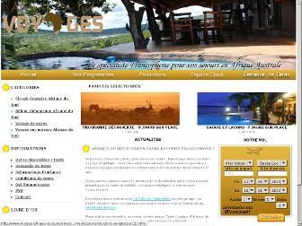 voyage-afrique-du-sud.com website preview