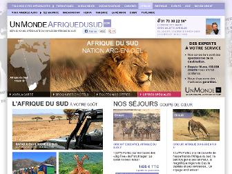 unmondeafriquedusud.com website preview