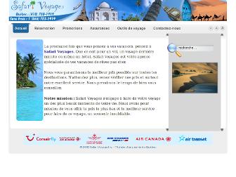 safarivoyages.com website preview