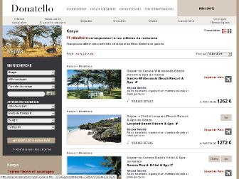 kenya.donatello.fr website preview