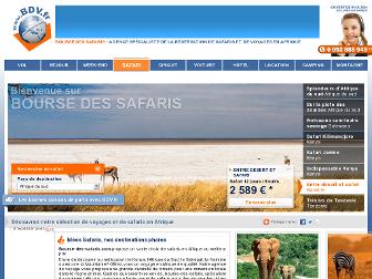 bourse-des-safaris.com website preview